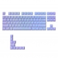 Contour Line Purple 87+10 Keys PBT Doubleshot Side Legends Keycaps Set Cherry Profile for Cherry MX Keyboard